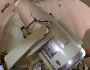 The 48-inch Oschin Schmidt telescope at Mount Palomar Observatory